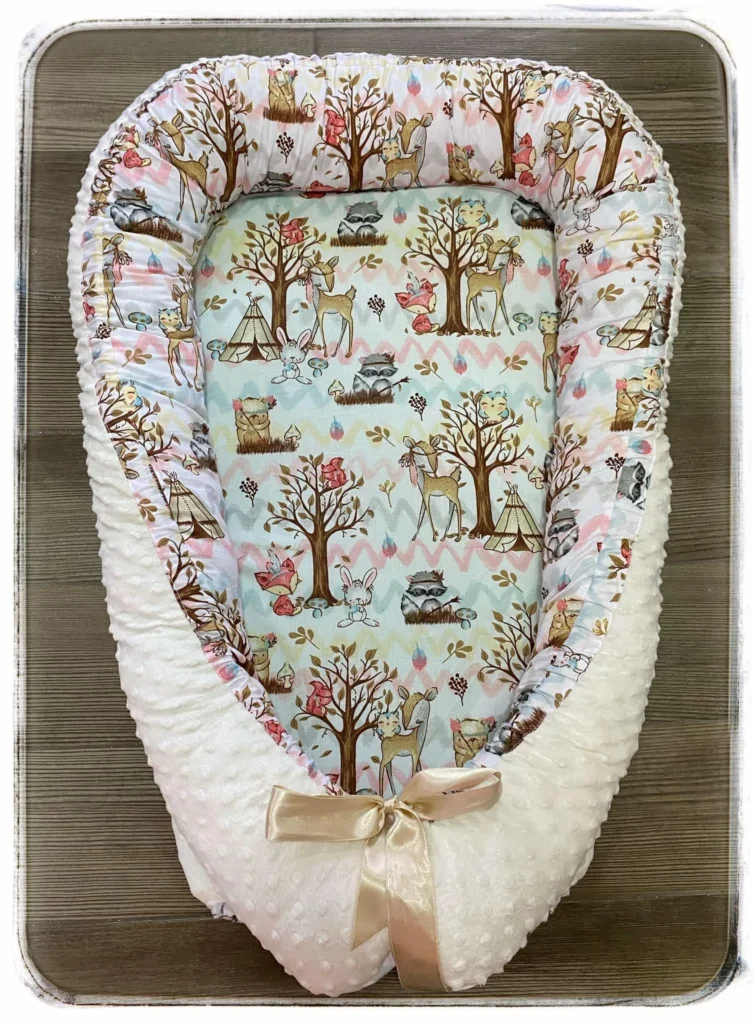 Őszi mintás babafészek