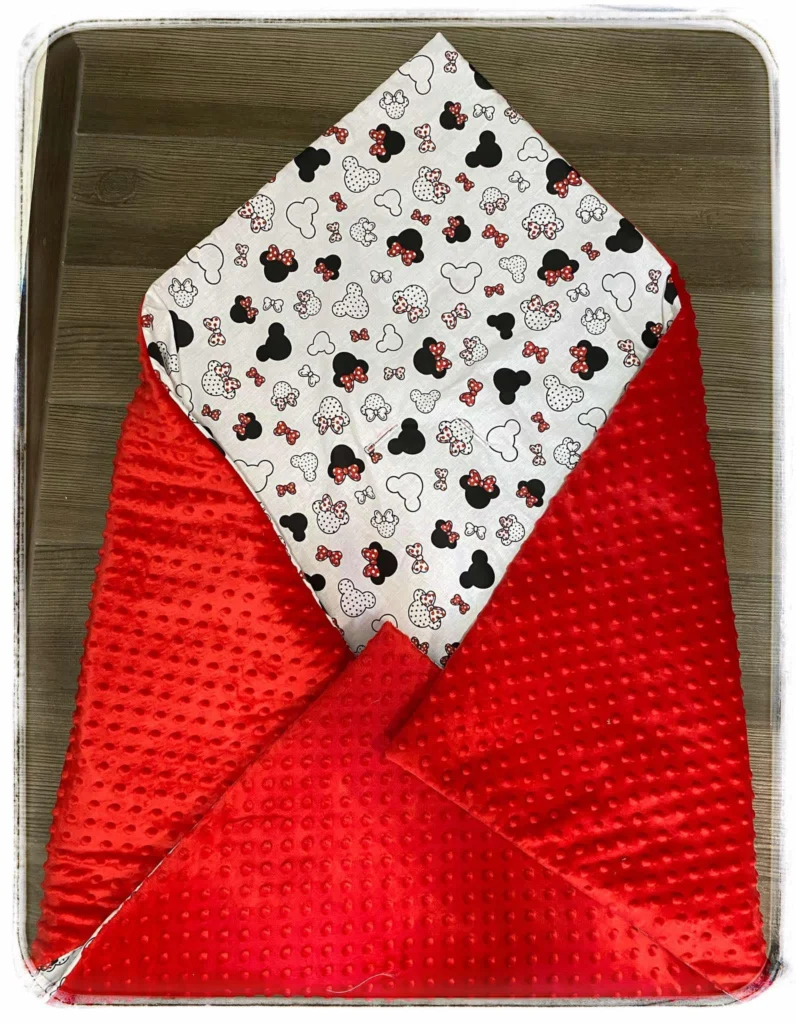 Minnie eeres pléd babahordozóba